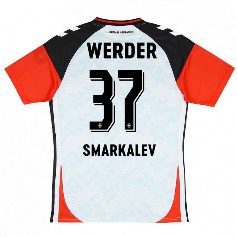 Danxen Enfant Stefan Smarkalev #37 Maillot de Gardien Jaune Noir Rouge 2025/26 T-shirt