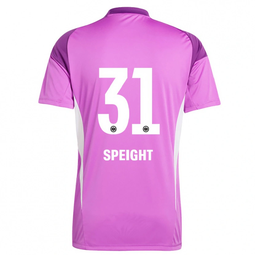 Danxen Enfant Benjamin Speight #31 Maillot de Gardien Blanc Lilas 2025/26 T-shirt