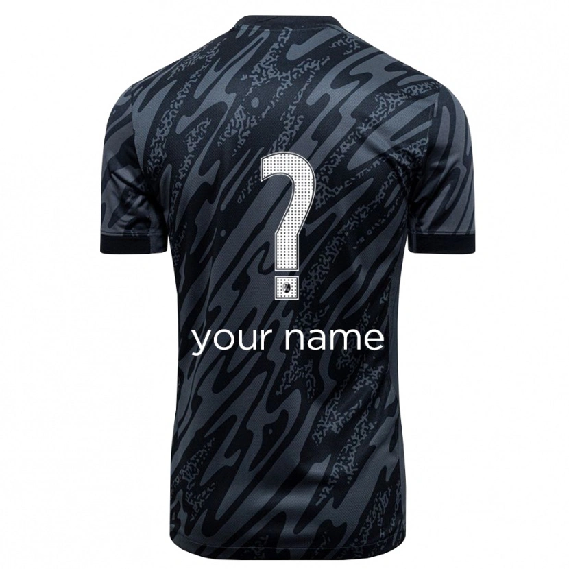 Danxen Enfant SC Freiburg Maillot de Gardien Noir Blanc 2025/26 T-shirt