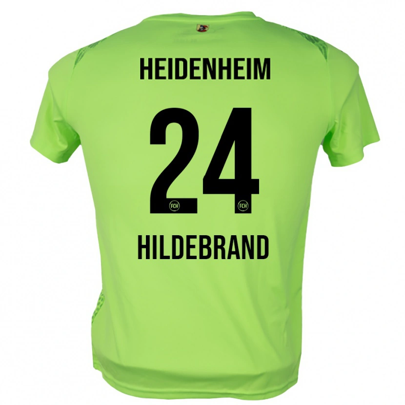 Danxen Enfant Jan Hildebrandt #24 Maillot de Gardien Vert Pâle 2025/26 T-shirt