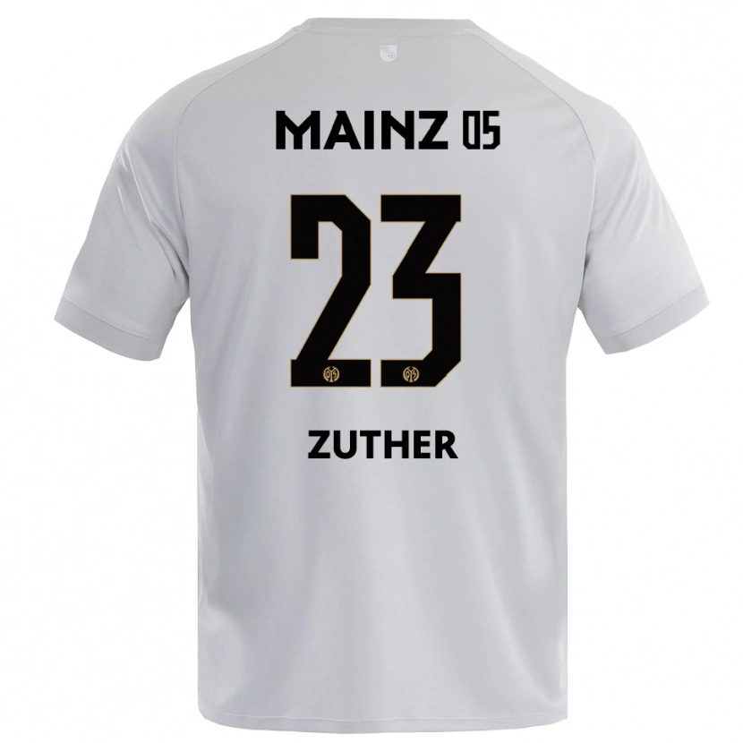 Danxen Enfant Pit Zuther #23 Maillot de Gardien Gris Bleu Clair 2025/26 T-shirt