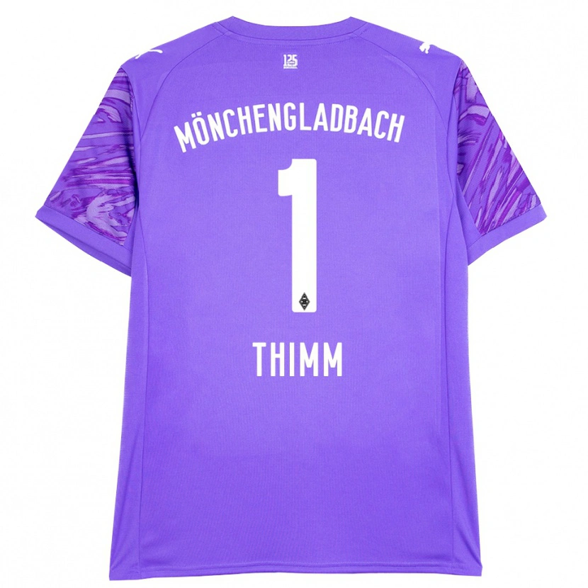 Danxen Enfant Joshua Thimm #1 Maillot de Gardien Blanc Lilas 2025/26 T-shirt