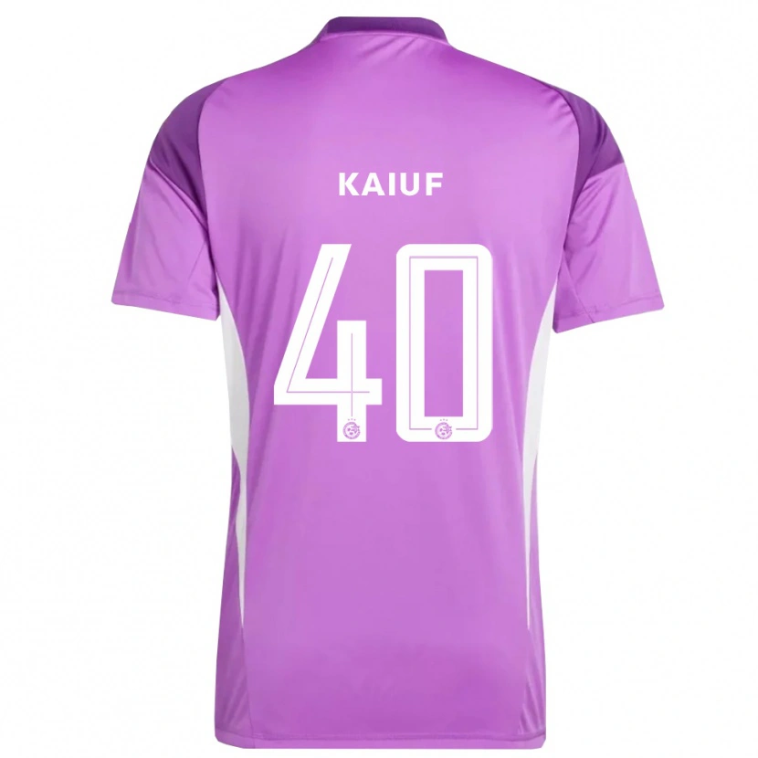 Danxen Enfant Sharif Kaiuf #40 Maillot de Gardien Lilas Violet 2025/26 T-shirt