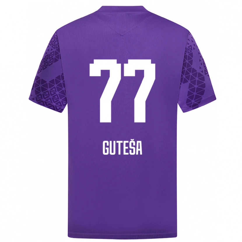 Danxen Enfant Ivan Guteša #77 Maillot de Gardien Blanc Indien 2025/26 T-shirt