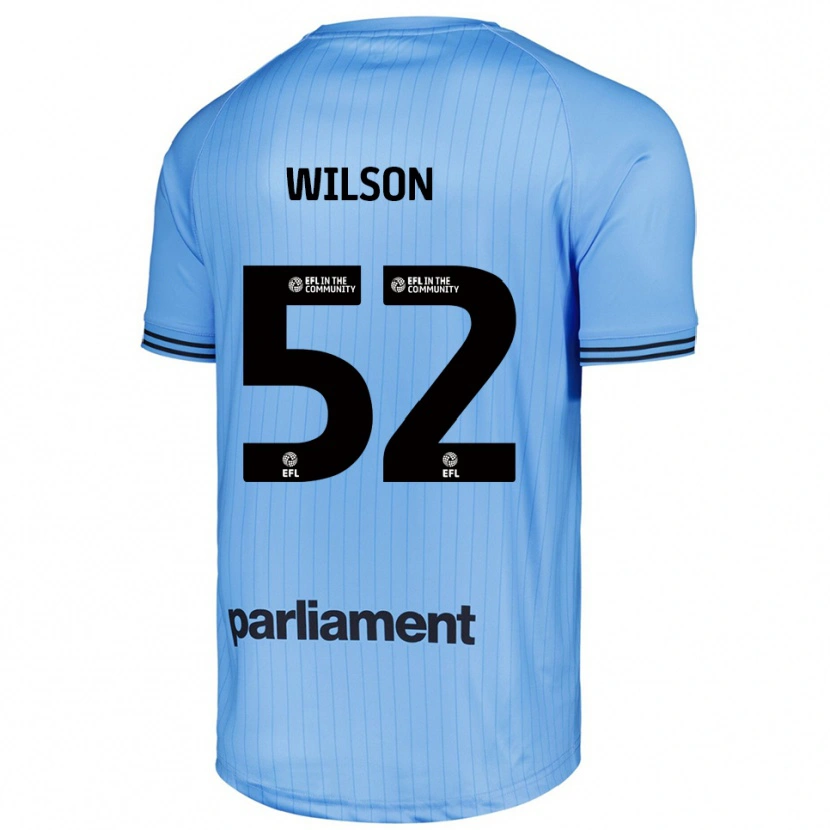 Danxen Homme Aston Wilson #52 Maillot de Gardien Bleu Ciel Clair 2025/26 T-shirt
