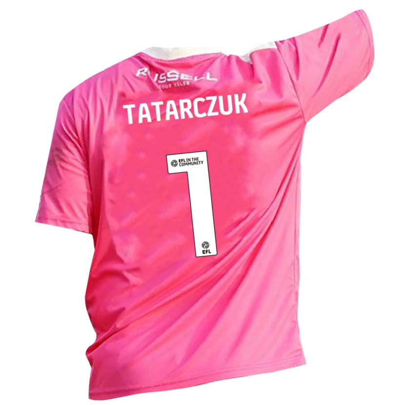 Danxen Homme Olena Tatarczuk #1 Maillot de Gardien Rose Rose 2025/26 T-shirt