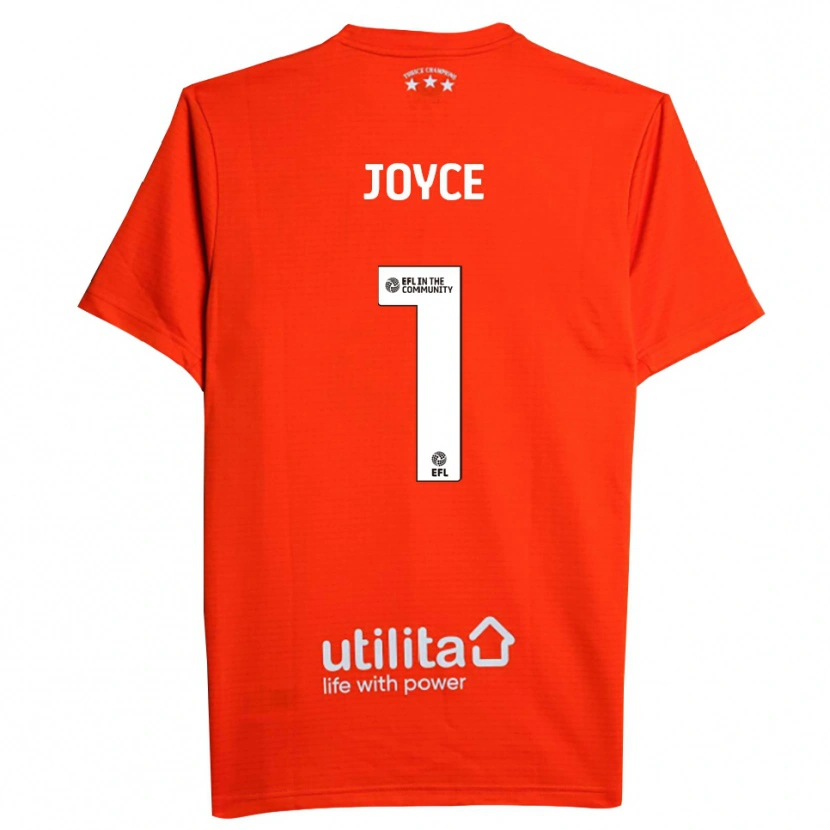 Danxen Homme Lauren Joyce #1 Maillot de Gardien Blanc Rouge 2025/26 T-shirt