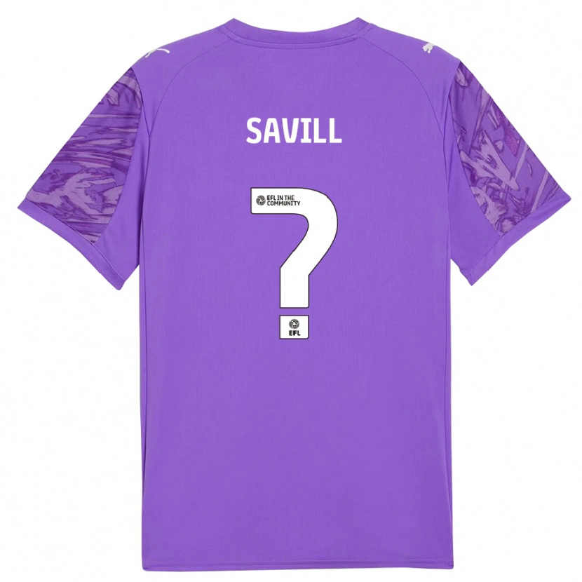 Danxen Homme Delainy Savill #0 Maillot de Gardien Violet Foncé 2025/26 T-shirt