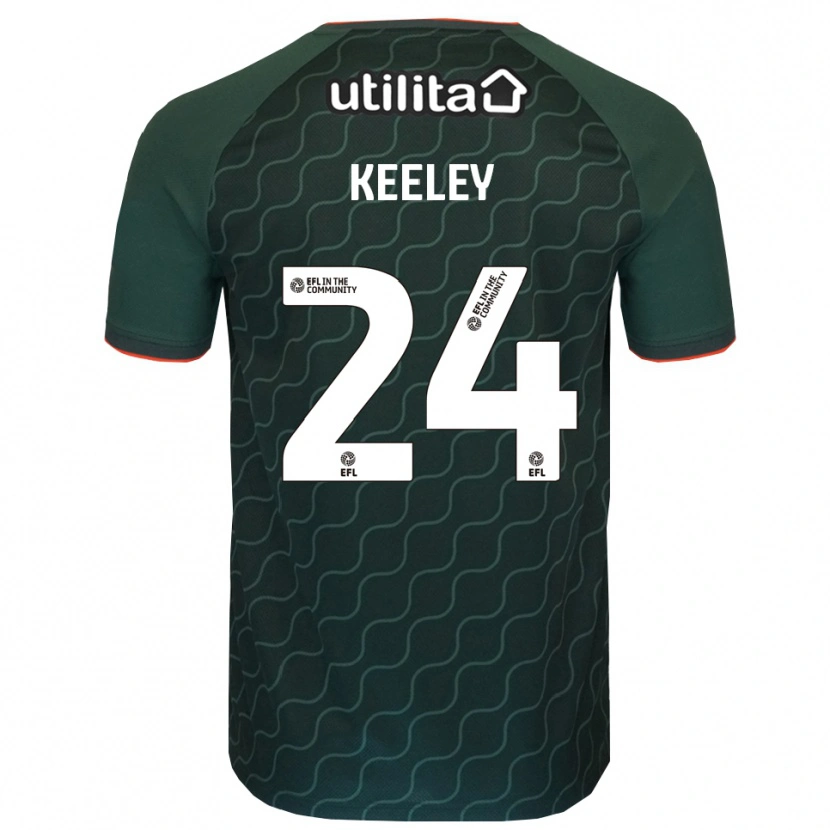 Danxen Homme Josh Keeley #24 Maillot de Gardien Vert Foncé 2025/26 T-shirt