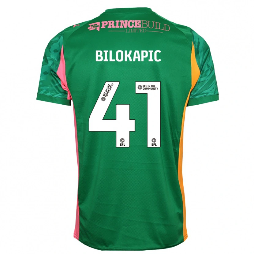 Danxen Homme Nicholas Bilokapic #41 Maillot de Gardien Rose Vert 2025/26 T-shirt