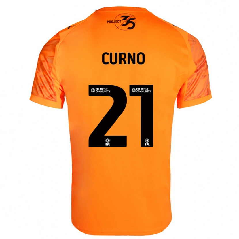 Danxen Homme Maddi Curno #21 Maillot de Gardien Noir Orange 2025/26 T-shirt