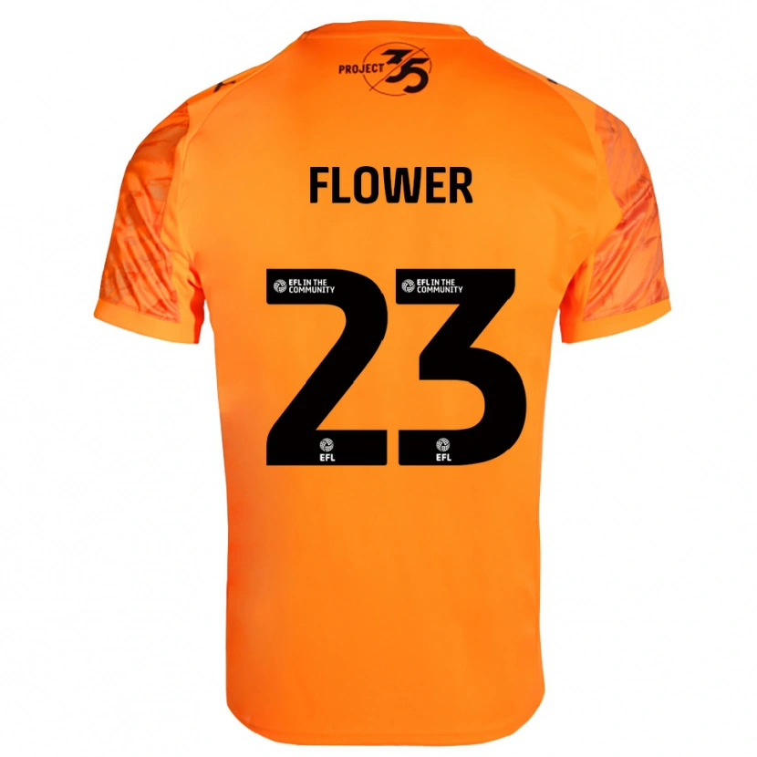 Danxen Homme Jack Flower #23 Maillot de Gardien Noir Orange 2025/26 T-shirt