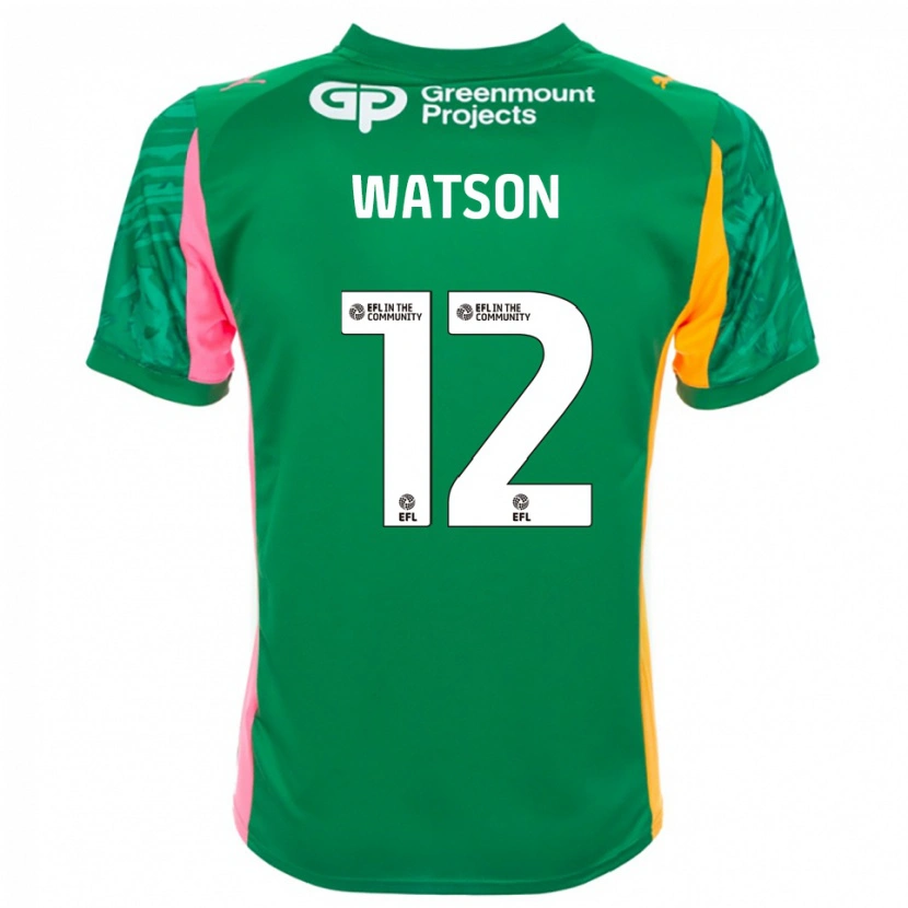 Danxen Homme Tom Watson #12 Maillot de Gardien Orange Vert Rose 2025/26 T-shirt