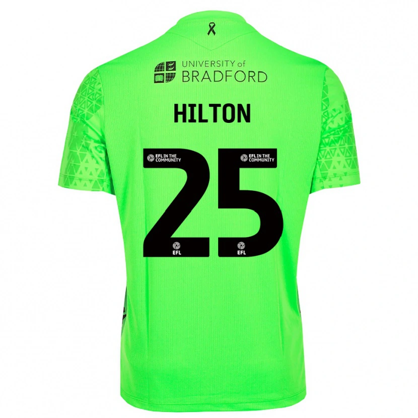 Danxen Homme Joe Hilton #25 Maillot de Gardien Vert Printemps 2025/26 T-shirt