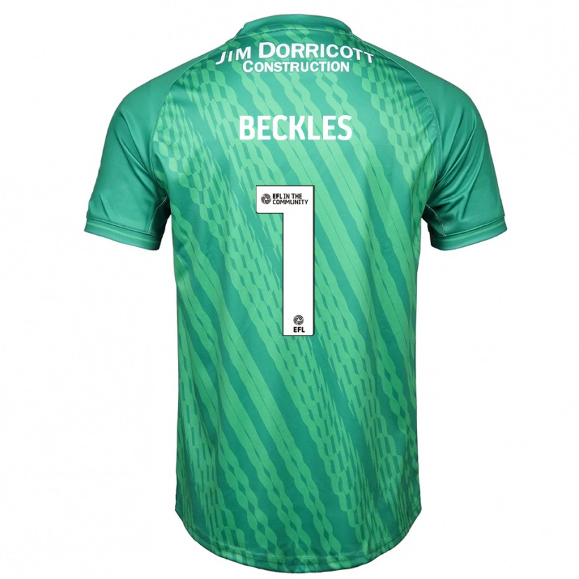 Danxen Homme Frankie Beckles #1 Maillot de Gardien Turquoise Vert 2025/26 T-shirt