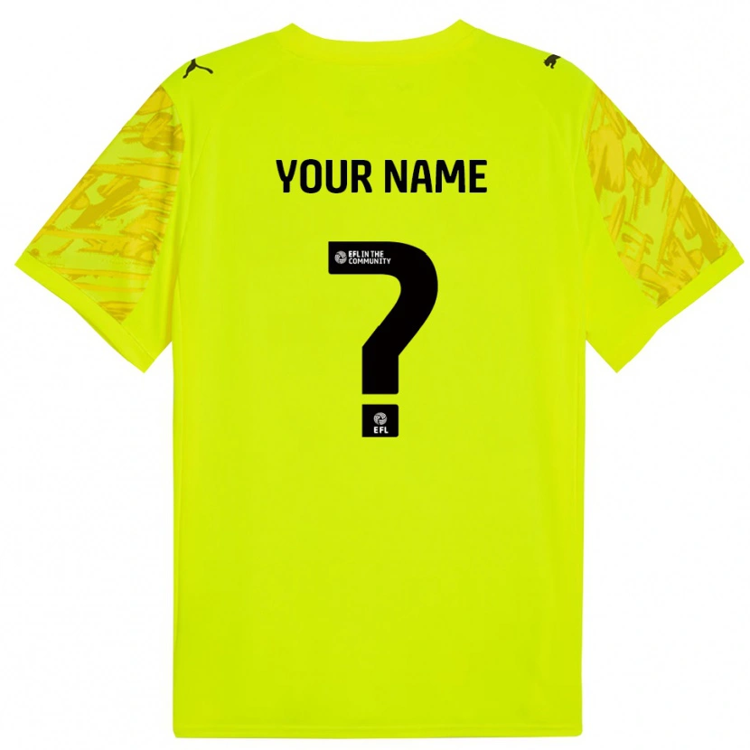 Danxen Homme Barrow AFC Maillot de Gardien Noir Jaune 2025/26 T-shirt