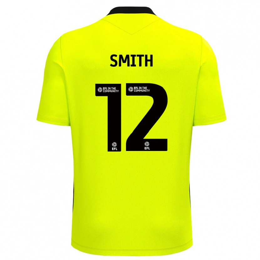 Danxen Homme Tom Smith #12 Maillot de Gardien Noir Jaune 2025/26 T-shirt
