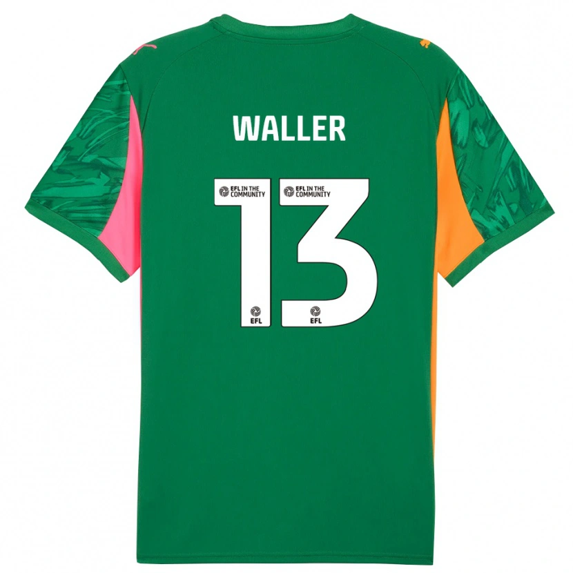 Danxen Homme Sam Waller #13 Maillot de Gardien Orange Vert Rose 2025/26 T-shirt
