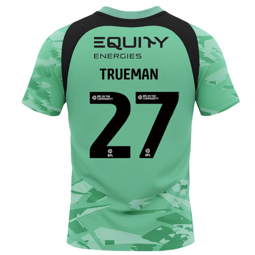 Danxen Homme Connal Trueman #27 Maillot de Gardien Gris Foncé Vert Clair 2025/26 T-shirt