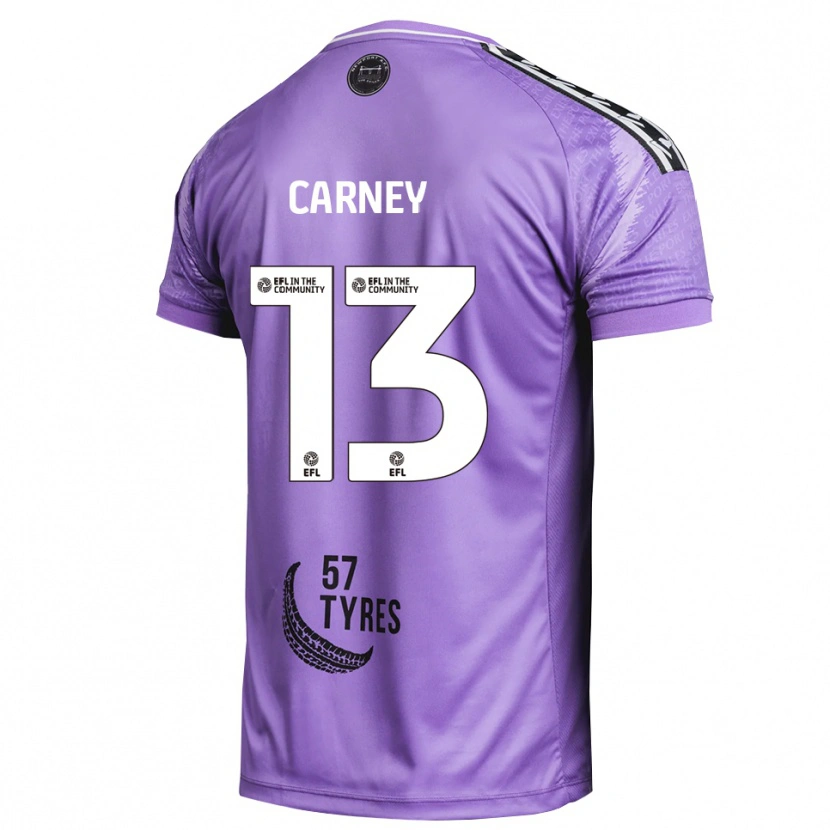 Danxen Homme Jacob Carney #13 Maillot de Gardien Violet Clair 2025/26 T-shirt