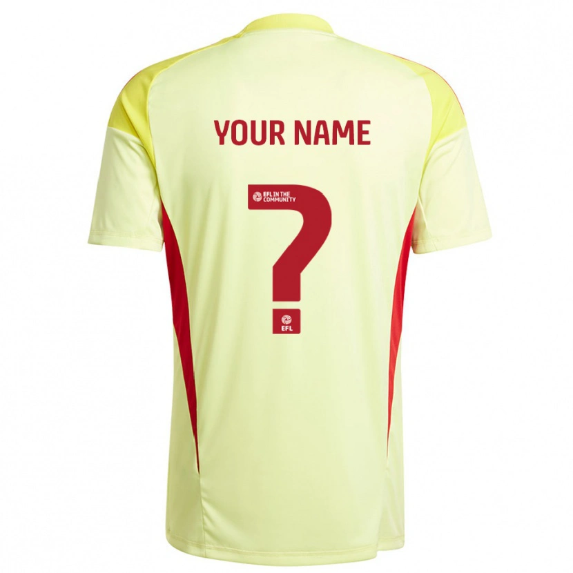 Danxen Homme Swindon Town Maillot de Gardien Jaune Pâle 2025/26 T-shirt