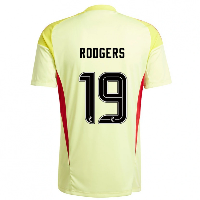 Danxen Homme Lisa Rodgers #19 Maillot de Gardien Rouge Jaune 2025/26 T-shirt