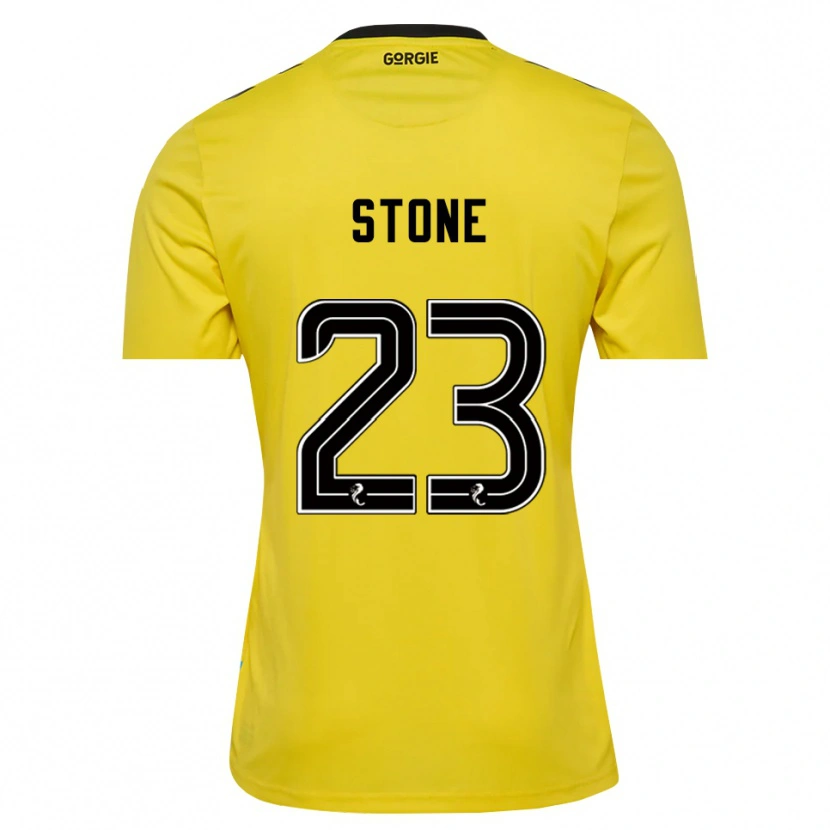Danxen Homme Harry Stone #23 Maillot de Gardien Noir Rouge Jaune 2025/26 T-shirt