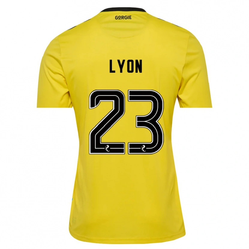Danxen Homme Jack Lyon #23 Maillot de Gardien Noir Rouge Jaune 2025/26 T-shirt