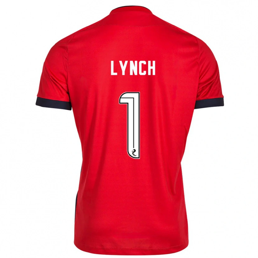 Danxen Homme Ruaridh Lynch #1 Maillot de Gardien Blanc Rouge 2025/26 T-shirt