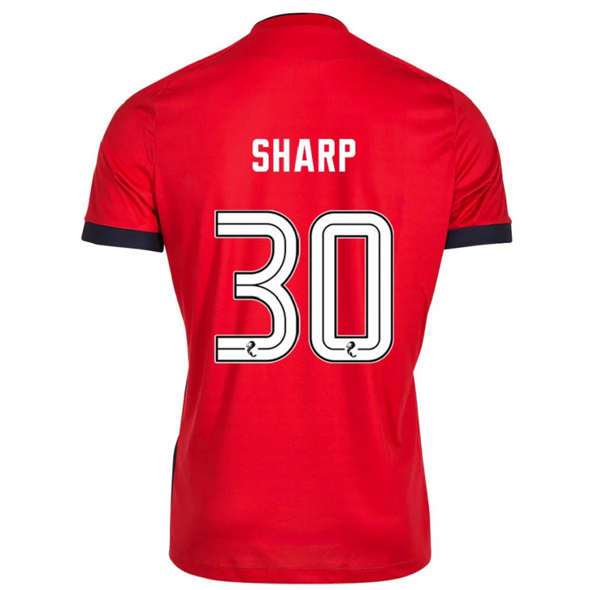 Danxen Homme Harry Sharp #30 Maillot de Gardien Blanc Rouge 2025/26 T-shirt