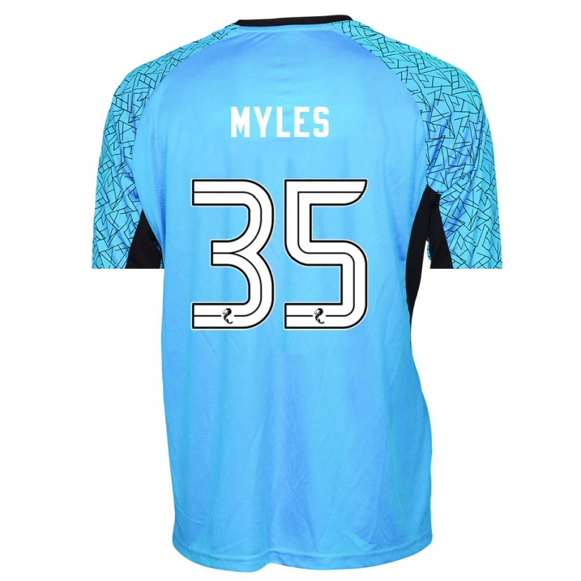 Danxen Homme Evan Myles #35 Maillot de Gardien Noir Bleu 2025/26 T-shirt