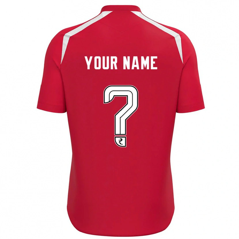 Danxen Homme St Johnstone Maillot de Gardien Blanc Rouge 2025/26 T-shirt