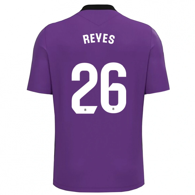 Danxen Homme Jhafets Reyes #26 Maillot de Gardien Violet Blanc 2025/26 T-shirt