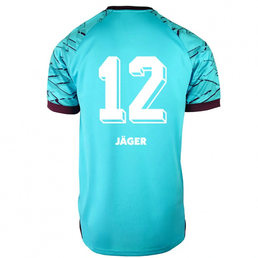 Danxen Homme Mino Jäger #12 Maillot de Gardien Bleu Ciel Violet 2025/26 T-shirt
