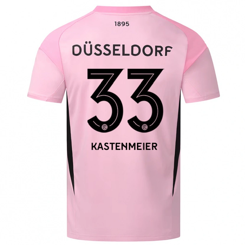 Danxen Homme Florian Kastenmeier #33 Maillot de Gardien Rose Noir 2025/26 T-shirt