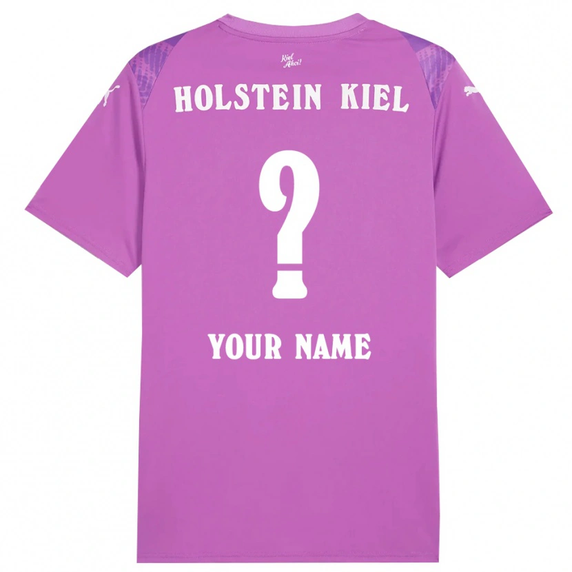 Danxen Homme Holstein Kiel Maillot de Gardien Violet Blanc 2025/26 T-shirt