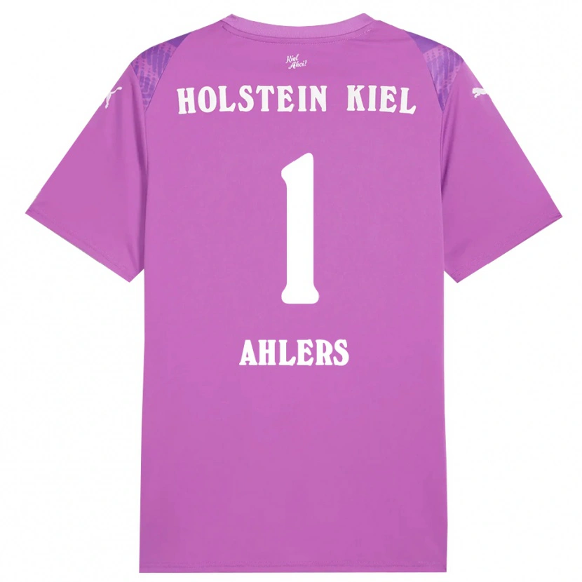 Danxen Homme Noah Ahlers #1 Maillot de Gardien Violet Blanc 2025/26 T-shirt
