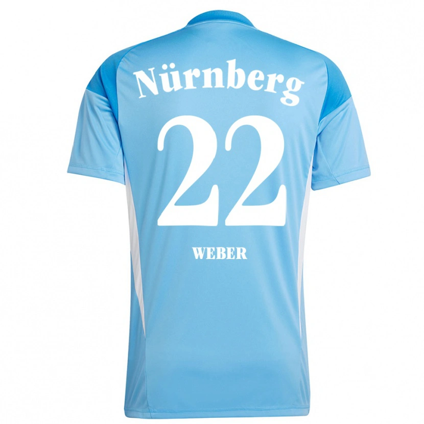 Danxen Homme Ruben Weber #22 Maillot de Gardien Bleu Ciel Blanc 2025/26 T-shirt
