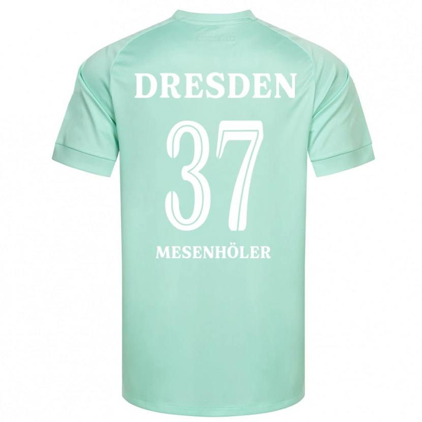 Danxen Homme Daniel Mesenhöler #37 Maillot de Gardien Vert Clair Blanc 2025/26 T-shirt