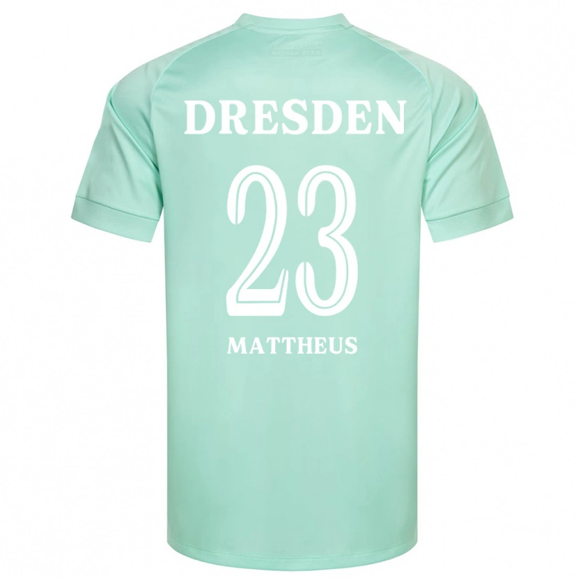 Danxen Homme Paul Mattheus #23 Maillot de Gardien Vert Clair Blanc 2025/26 T-shirt