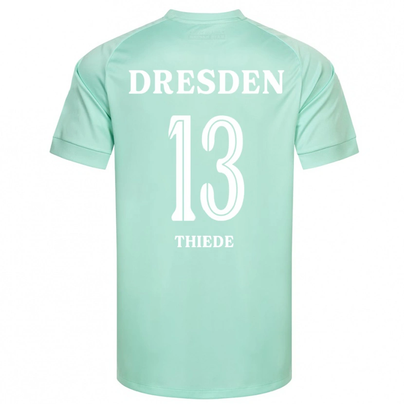 Danxen Homme Tristan Thiede #13 Maillot de Gardien Vert Clair Blanc 2025/26 T-shirt