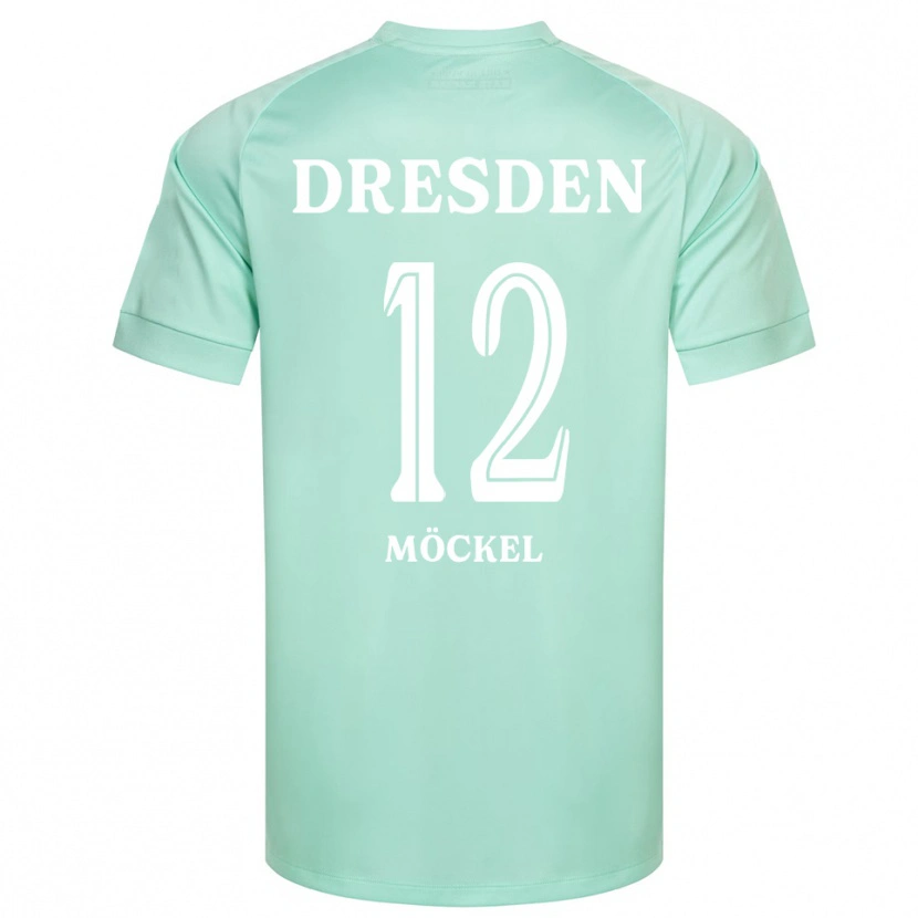 Danxen Homme Richard Möckel #12 Maillot de Gardien Vert Clair Blanc 2025/26 T-shirt