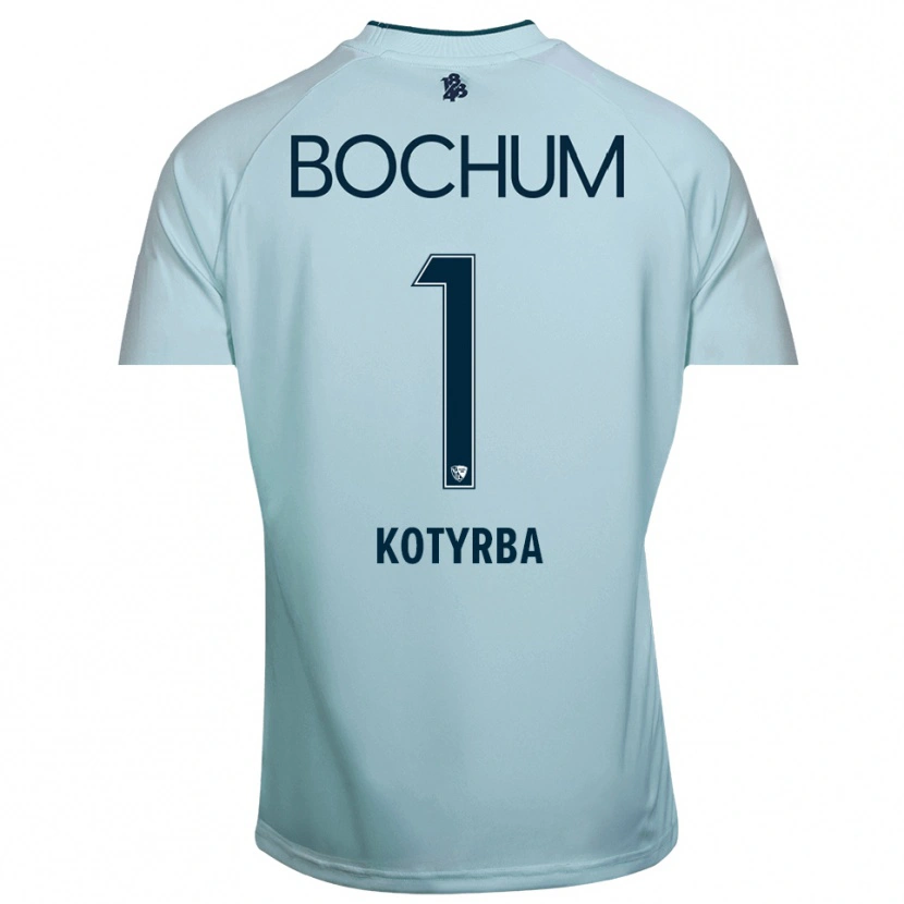 Danxen Homme Finn Kotyrba #1 Maillot de Gardien Cyan-Bleu 2025/26 T-shirt