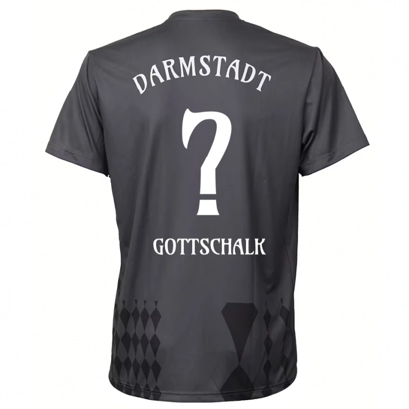 Danxen Homme Tian Gottschalk #0 Maillot de Gardien Gris Foncé 2025/26 T-shirt