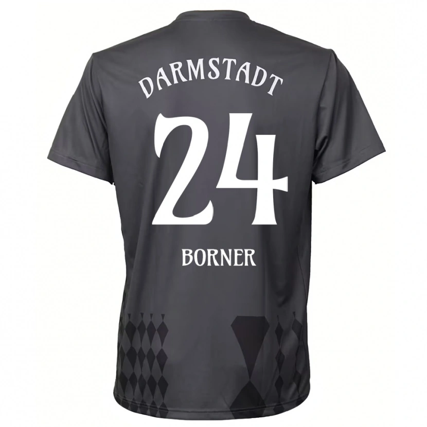 Danxen Homme Benedikt Börner #24 Maillot de Gardien Gris Foncé 2025/26 T-shirt
