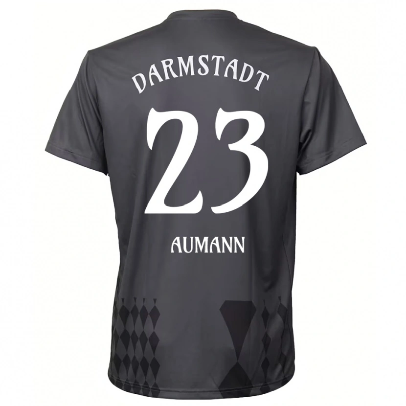 Danxen Homme Emil Aumann #23 Maillot de Gardien Gris Foncé 2025/26 T-shirt