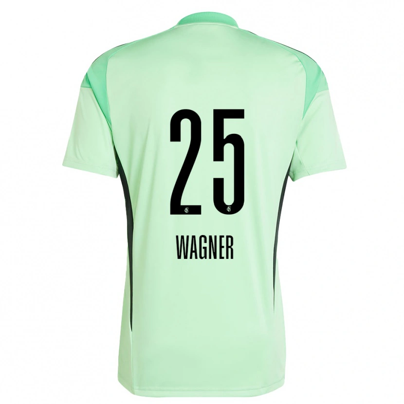 Danxen Homme Allison Wagner #25 Maillot de Gardien Vert Clair Noir 2025/26 T-shirt