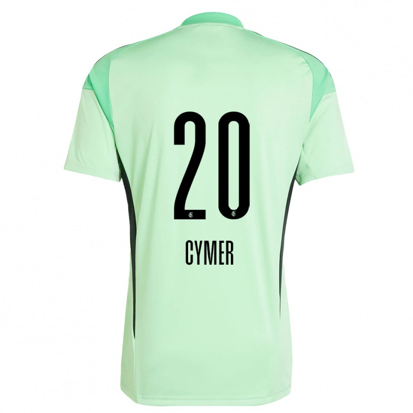 Danxen Homme Ricco Cymer #20 Maillot de Gardien Vert Clair Noir 2025/26 T-shirt