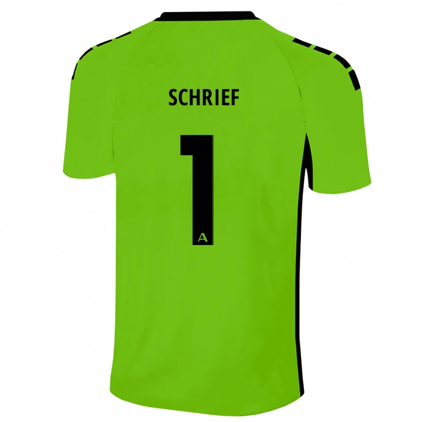 Danxen Homme Moritz Schrief #1 Maillot de Gardien Vert Herbe Noir 2025/26 T-shirt