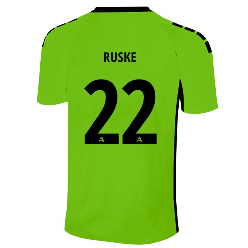 Danxen Homme Neo Ruske #22 Maillot de Gardien Vert Herbe Noir 2025/26 T-shirt